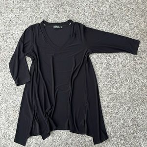 Sympli black jersey tunic. Sz xl